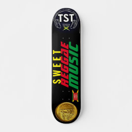 SVEET REGGAE MUSIC JMT 7 3/4-tums Skateboard Deck