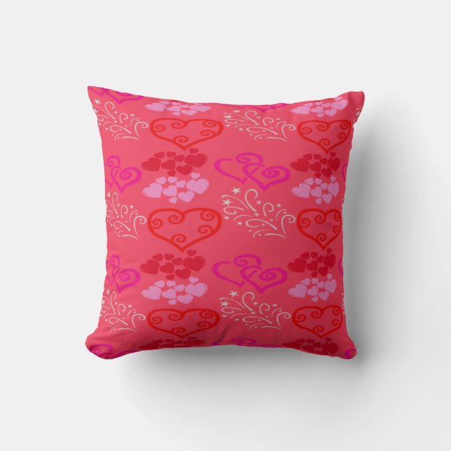 SVEET ROSA RED VALENTINS DEKORATIV KUDDE - GIFTS (Framsida)