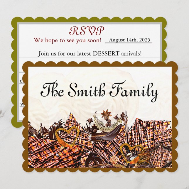 SVEET SOL DAGEN! :) SAMLA IN INBJUDAN 5X7 (Fram/baksida)