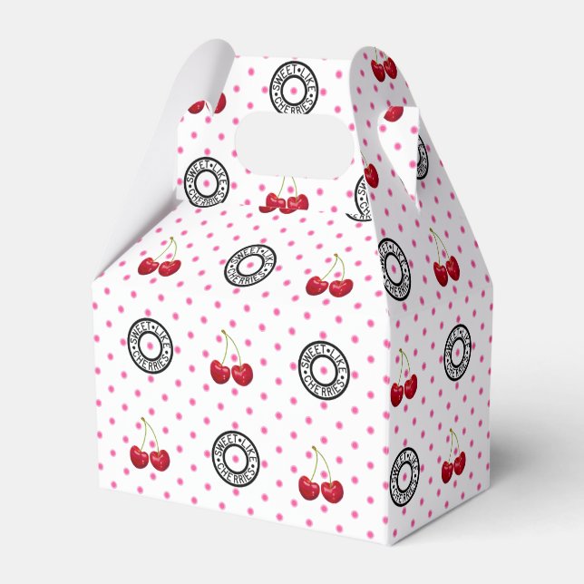 SVEET SOM CHERRIES Retro Vintage Mönster Presentaskar (Framsidan Sidan)