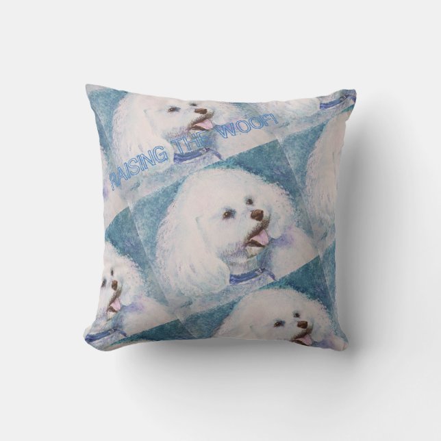 SVEET WHITE BICHON FRISE KUDDE (Framsida)
