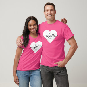 SVEETIE White Heart Valentine Day T-Shirt