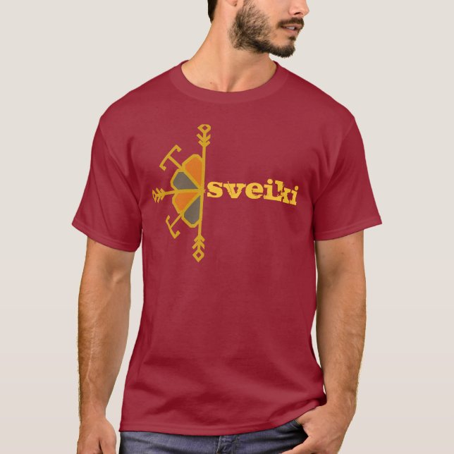 Sveiki t-skjorta t-shirt (Framsida)