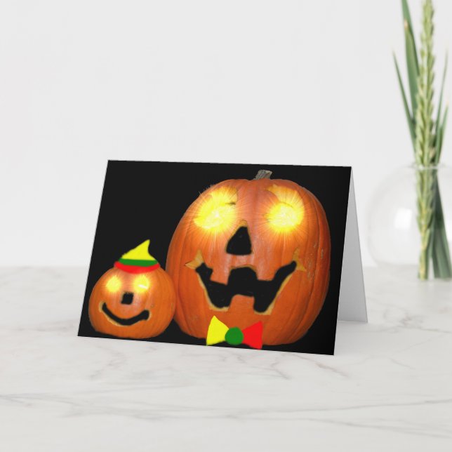 Sveikiname su Halloween litauiskt kort (Framsida)