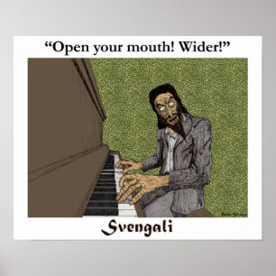 Svengali på pianot poster