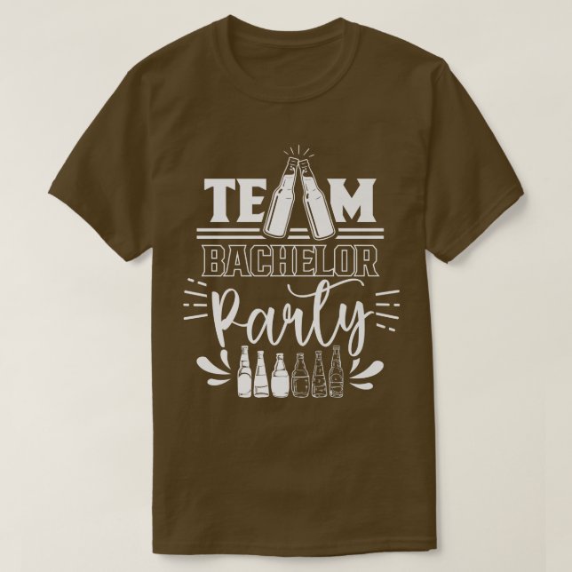 Svensexa Brudgum Brud Team  T Shirt (Design framsida)