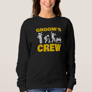 Svensexa Brudgum Crew Hen Bröllopsfest Herr T Shirt