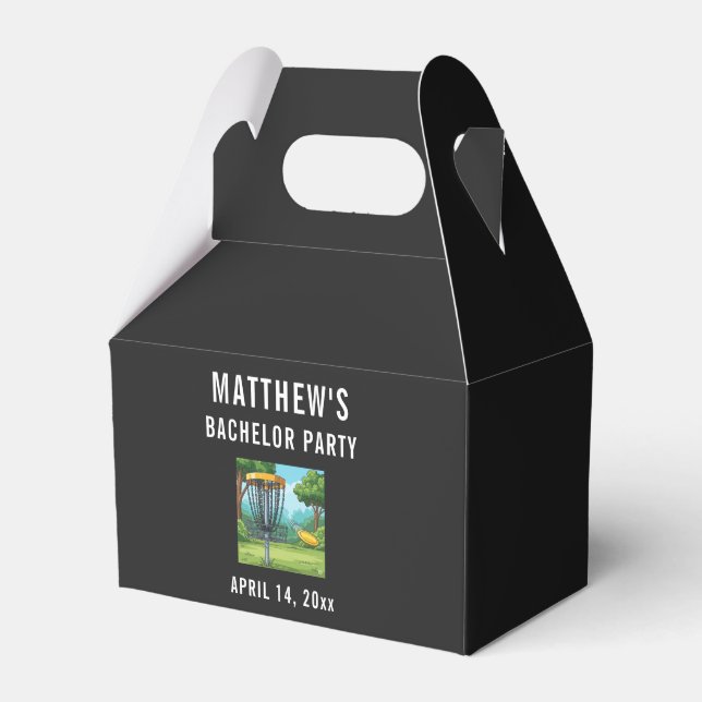 Svensexa Discgolf Bröllopspresent Presentaskar (Framsidan Sidan)