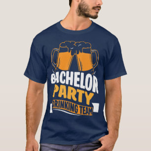 Svensexa Drickande Lag Brud Brudgum T-Shirt