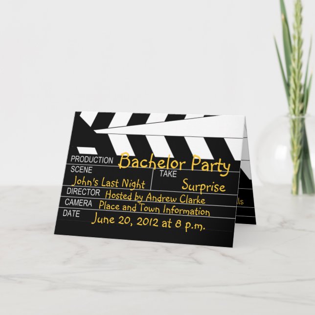 Svensexa Filmtema Inbjudningar (Framsida)