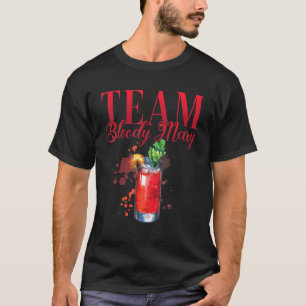 Svensexa Lag Bloody Mary Cocktail För Bartender T Shirt