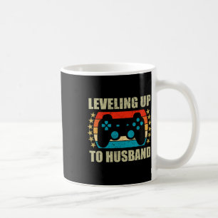 Svensexa Level Up Till Make Groom Gaming Kaffemugg