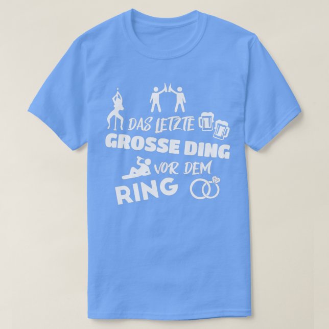 Svensexa Män JGA Party Brudgum Roligt Present 3 T Shirt (Design framsida)