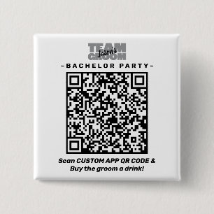 Svensexa QR-kod Köp Drink Team Brudgumme Öl Knapp