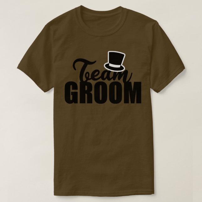 Svensexa Team Brudgum Topphatt Presentidé T Shirt (Design framsida)
