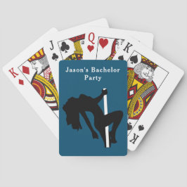 Svensexejägarens natt ute Silhuett Dansare Casinokort