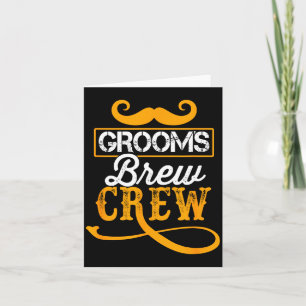 Svensexekompis Bröllop Groom Rolig Kort