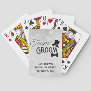 Svensexepartaj Brudgum Bröllop Casinokort