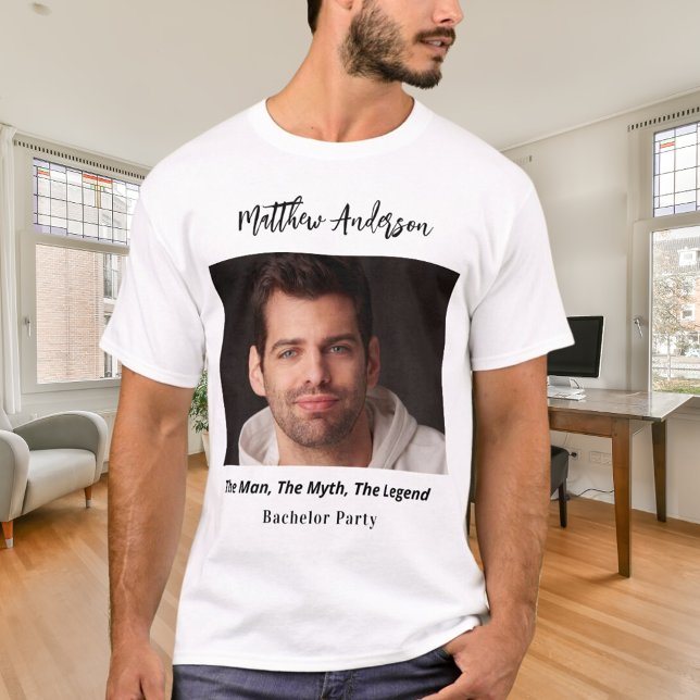 Svensexepartaj foto man myt legend namn kul t shirt (Skapare uppladdad)