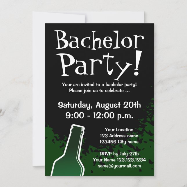 Svensexepartys-inbjudningar | Anpassade inbjudning Inbjudningar (Framsida)