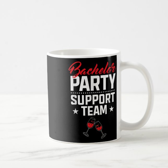 Svensexesupportteam Brudgum Brud Möhippa Kaffemugg (Höger)