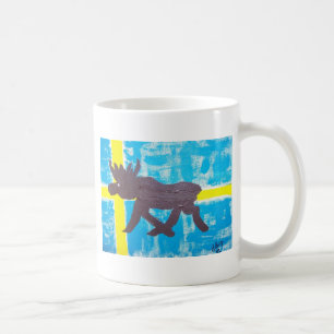 Svensk älg kaffemugg