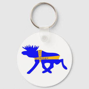 Svensk älg, Keychain Nyckelring