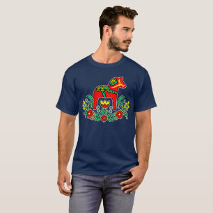Svensk Dala häst Tee Shirt