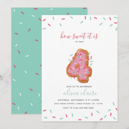 Svensk födelsedagstfirande| Fyra Inbjudningar