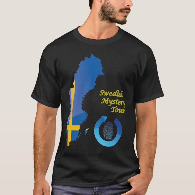 Svensk gåta turnerar tee (Framsida)