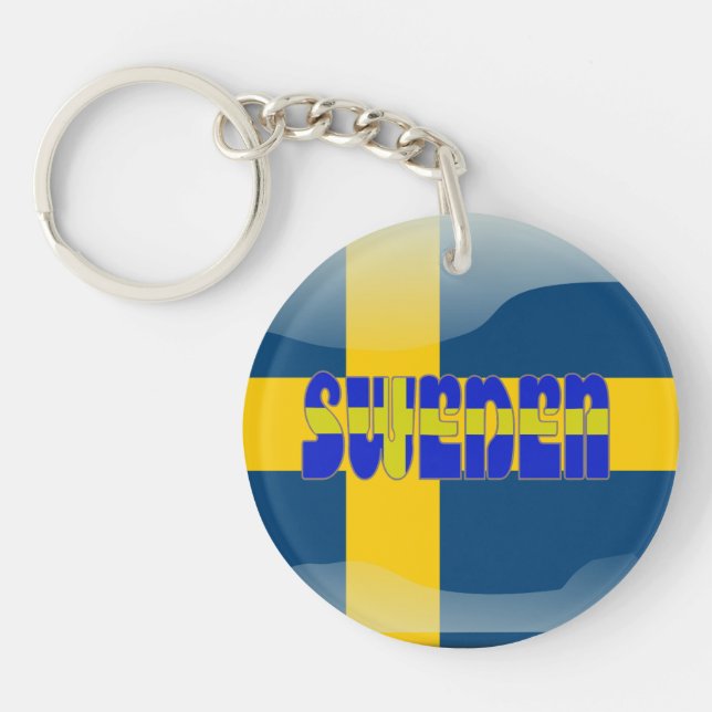 Svensk glansig flagga (Framsidan)