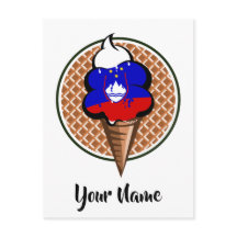 Svensk glass i flagga