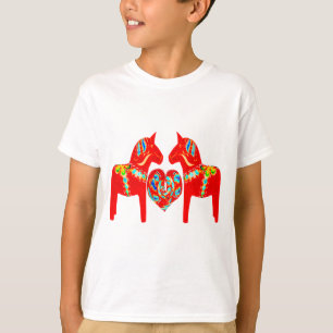 Svensk hjärta för Dala hästw T Shirt