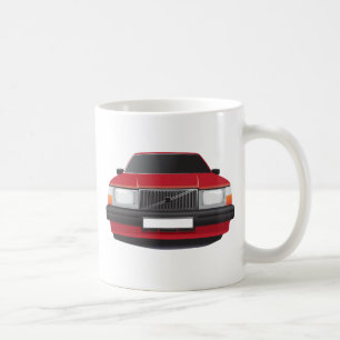 Svensk klassikerbil från 80-tal - 90-tal kaffemugg