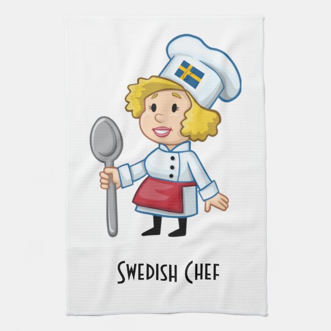 Svensk kockkökshandduk kökshandduk (Vertikal)