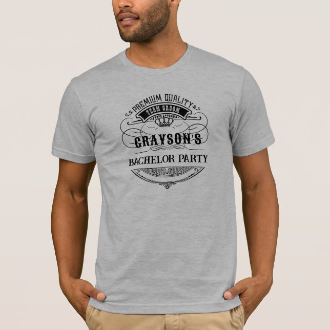 Svensk Sällgustung Bröllopsfest T Shirt (Framsida)