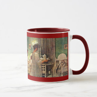 Svensk St Lucia helgdag av Carl Larsson Mugg