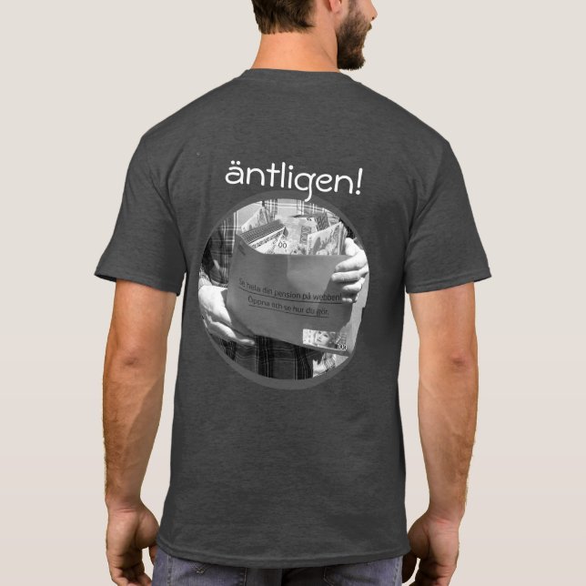 Svensk/svenskpensionT-tröja T Shirt (Baksida)