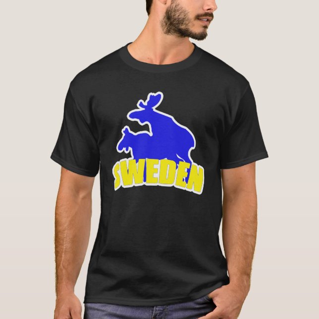 Svensk t-skjorta t shirt (Framsida)