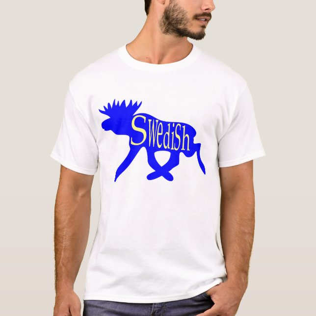 Svensk T-tröja T Shirt (Framsida)