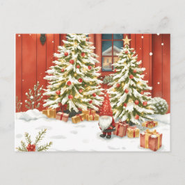 Svensk tomte. Jul kort