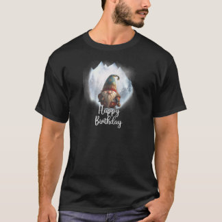 Svensk Tomte Snö Vinter Tomte s Tomte Födelsedag G T Shirt
