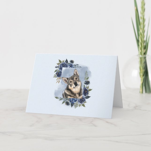 Svensk Vallhund Kort (Framsida)