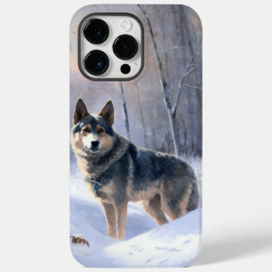 Svensk Vallhund Låt Det Snöa Jul