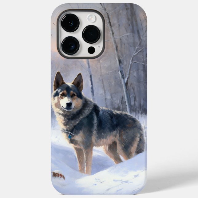 Svensk Vallhund Låt Det Snöa Jul (Baksida)