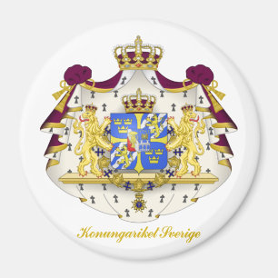 Svensk vapensköld magnet