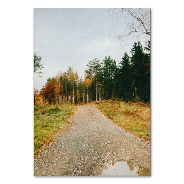 Svenska Autumnalskogen Bordsnummer (Framsidan)