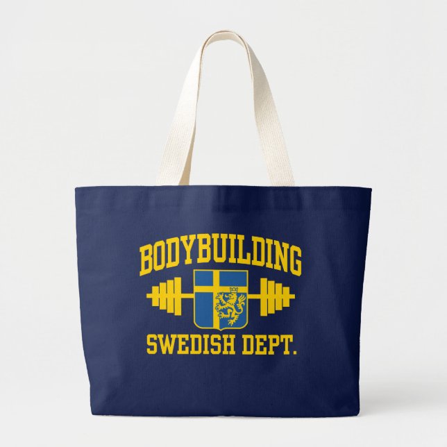 Svenska BodyBuilder Jumbo Tygkasse (Framsidan)