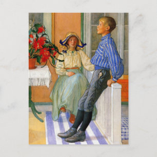 Svenska bröder och syster 1911 vykort