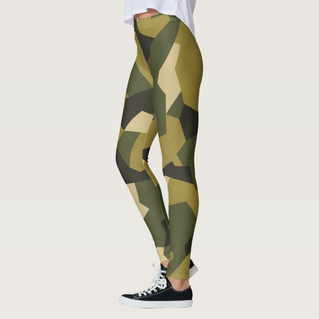 Svenska Camo Advanced Grönt Leggings (Vänster)